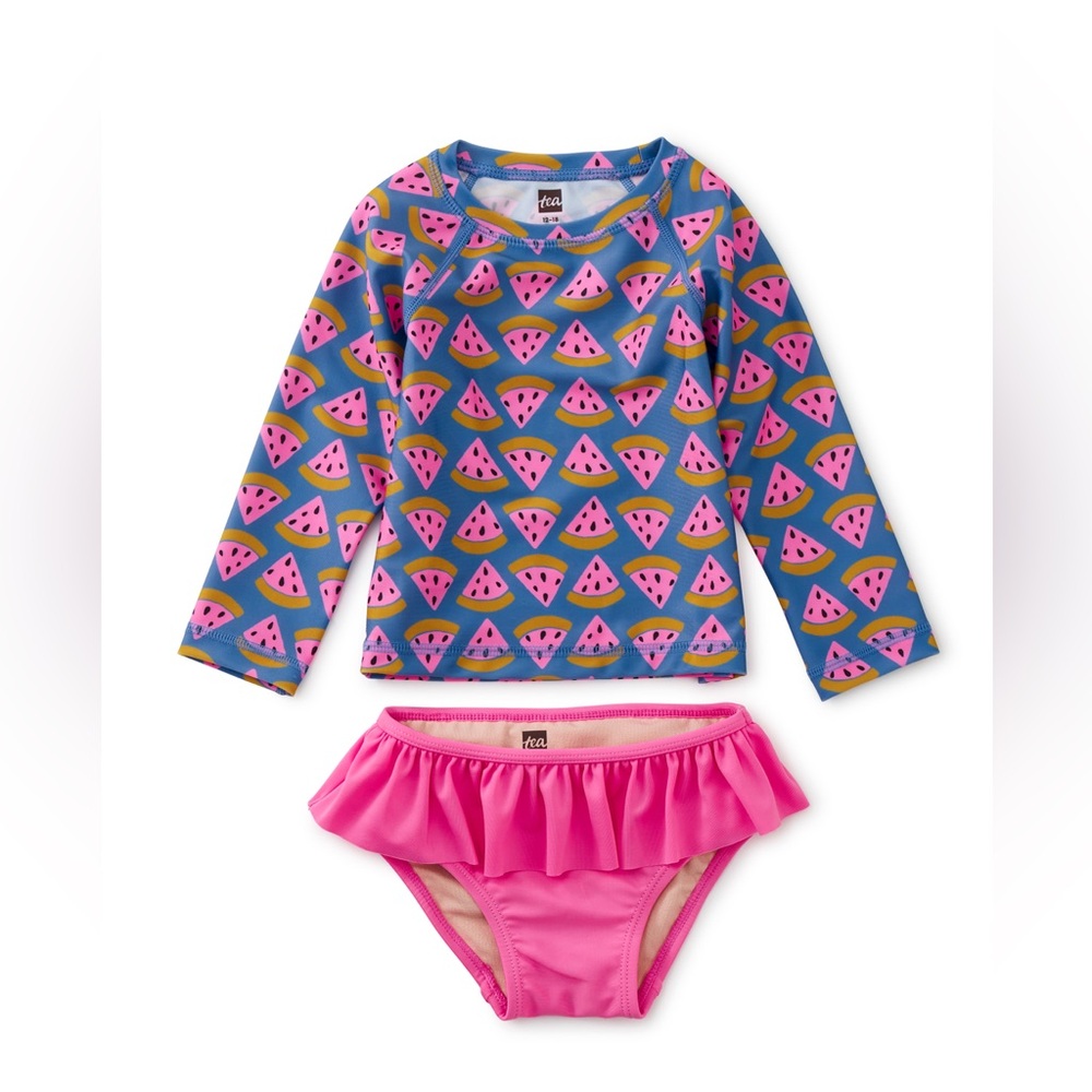 Tea Rash Guard Baby Swim Set 3-6 M